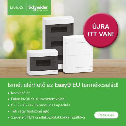 Schneider Electric - Easy9 műanyag kiselosztók